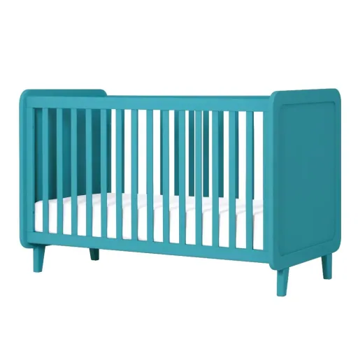 Laurette Babybett 70 x 140 cm Accroche Coeur, Farbe: lila
