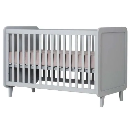 Laurette Babybett 70 x 140 cm Accroche Coeur, Farbe: lila