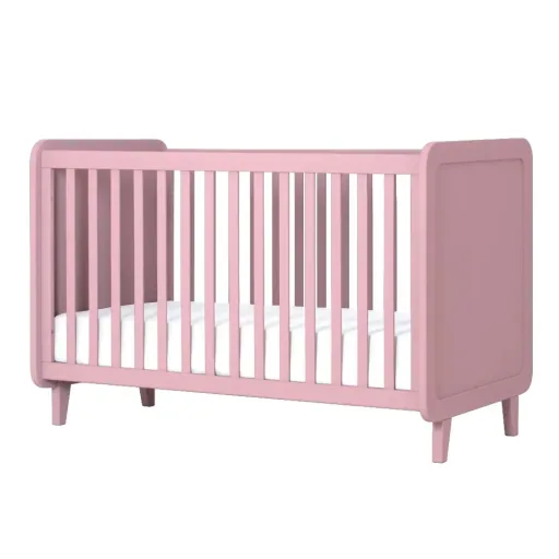 Laurette Babybett 70 x 140 cm Accroche Coeur, Farbe: lila