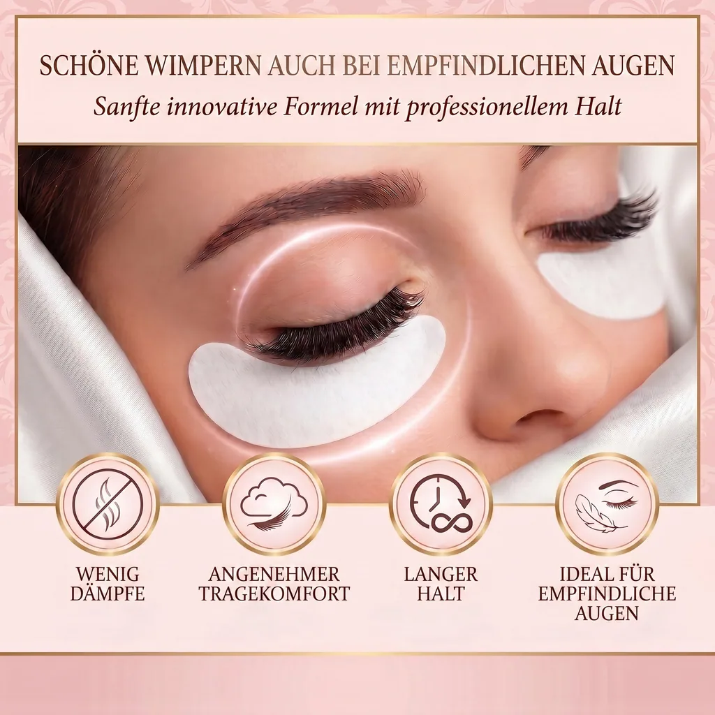 Ultra sensibles Wimpernkleber Liore Lash – Starker Halt Wimpernkleber, 3–4 Wochen Haltbarkeit, Kleber für Wimpernverlängerungen