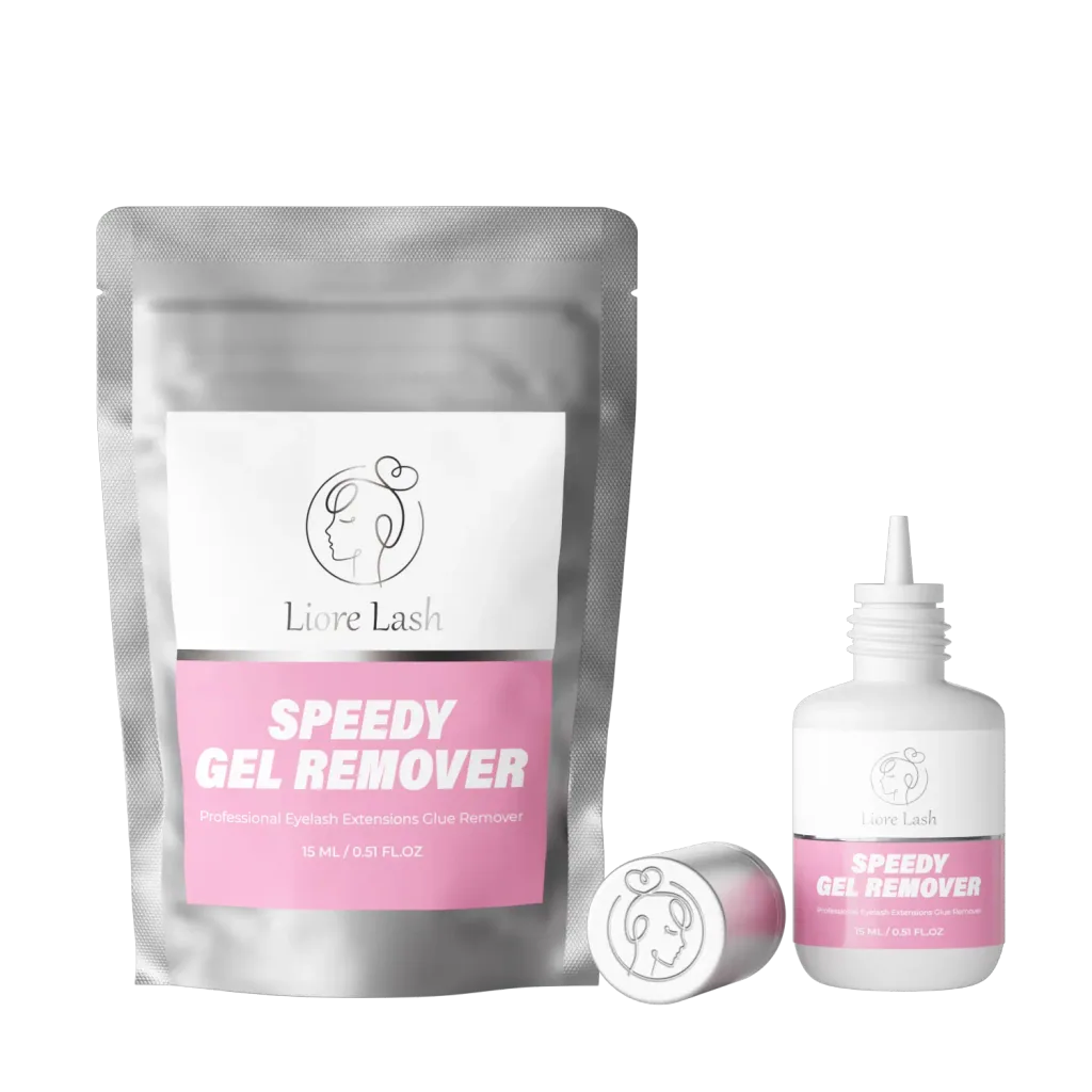 Wimpernverlängerungs-Gel-Remover – Liore Lash Schneller Remover, Schnelle Entfernung von Wimpernkleber in 60 Sekunden, Professionelle Gel-Formel für Wimpernverlängerungen, 15 ml