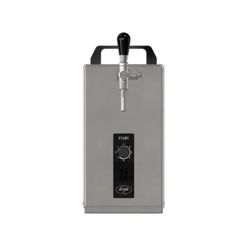 Komplett Set - Zapfanlage, Bierkoffer, Durchlaufkühler, Bierzapfanlage PYGMY 25 1-leitig Trockenkühler, 35 Liter/h, Zapfkopf: ohne
