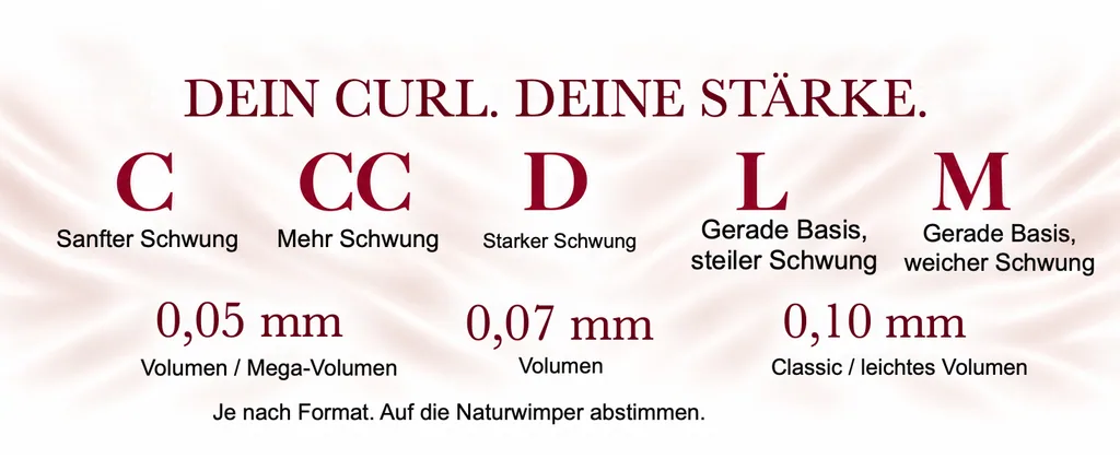 Liore Lash Wimpern für Verlängerungen, 16 Reihen, 0,05 mm, M-Curl, Längenmix 7-15 mm