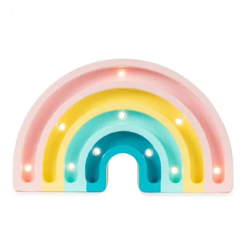 little lights Led Deko Kinderlampe Mini Regenbogen pastell