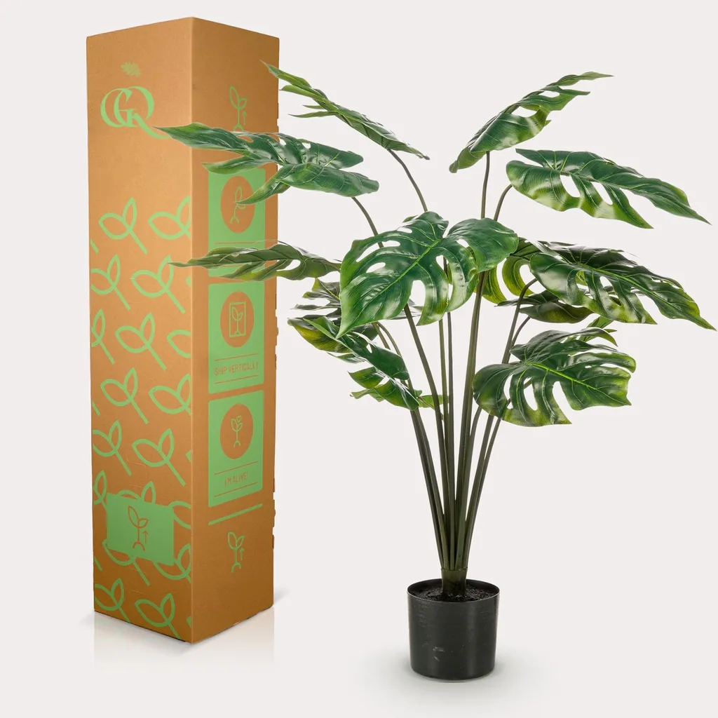 Kunstpflanze - Monstera Deliciosa - Löcherpflanze - 95 cm