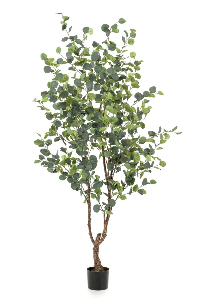 Kunstpflanze - Eukalyptusbaum - Blauer Gummibaum - 180 cm