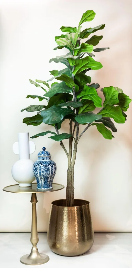 Kunstpflanze - Ficus Lyrata - Tabakspflanze - 180 cm