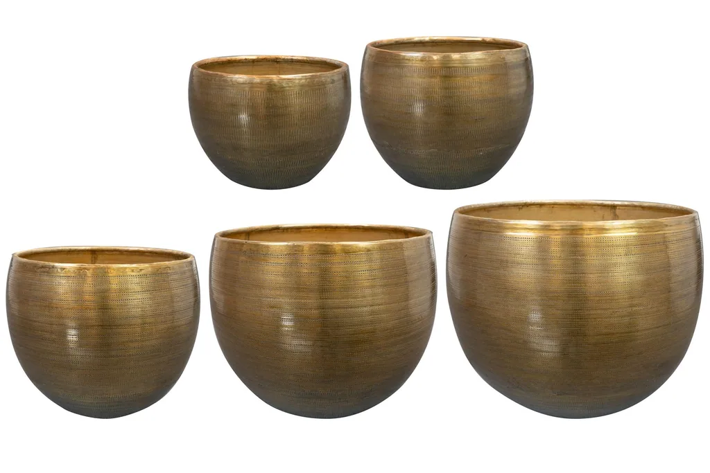 Set 5 Rowen Aluminium Goldfarben - Gold