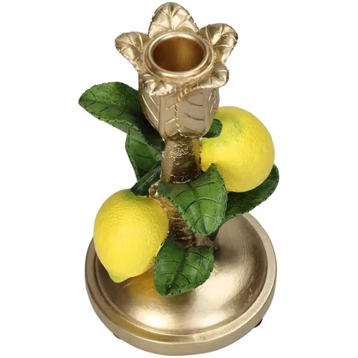 Kerzenständer - Zitrone Höhe ca. 18 cm