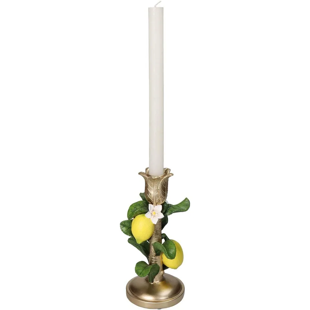 Kerzenständer - Zitrone Höhe ca. 18 cm
