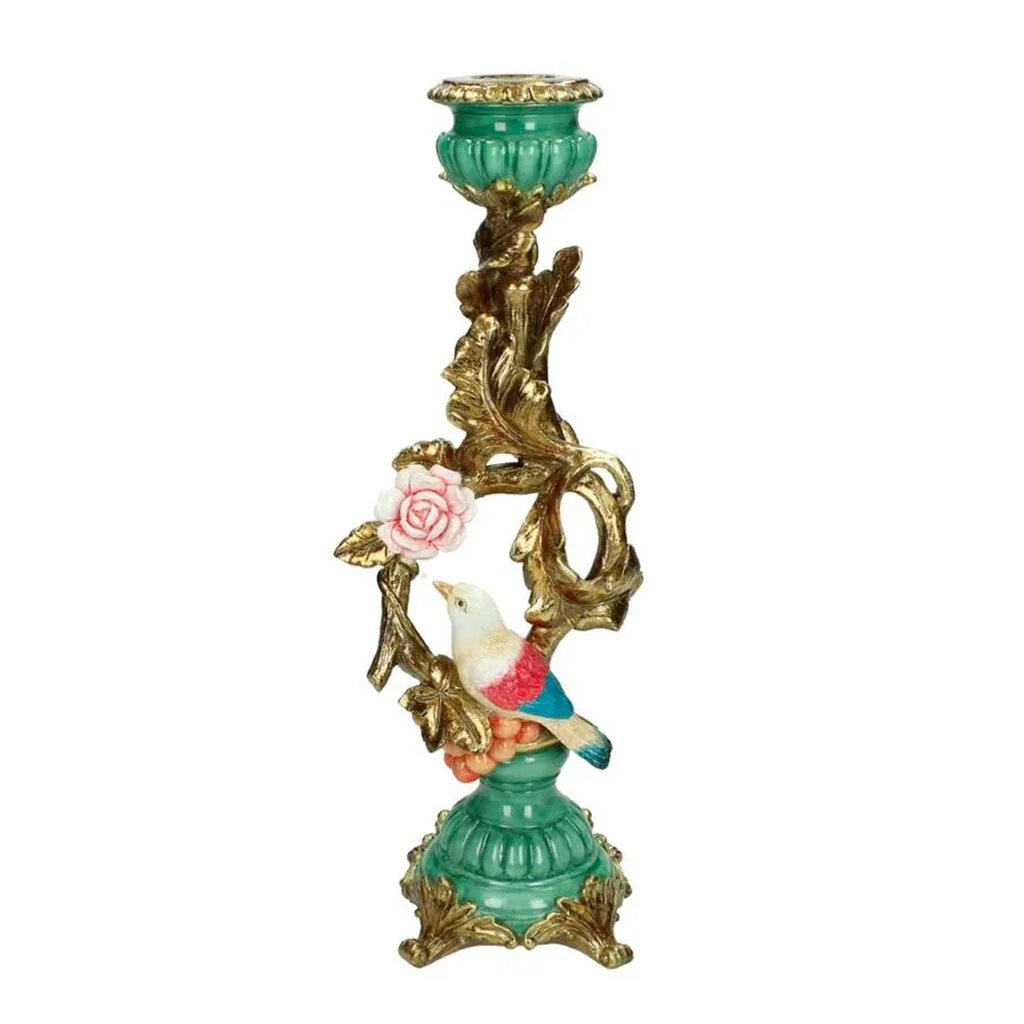 Kerzenhalter Vogel & Blume - Extra Groß - 33 cm