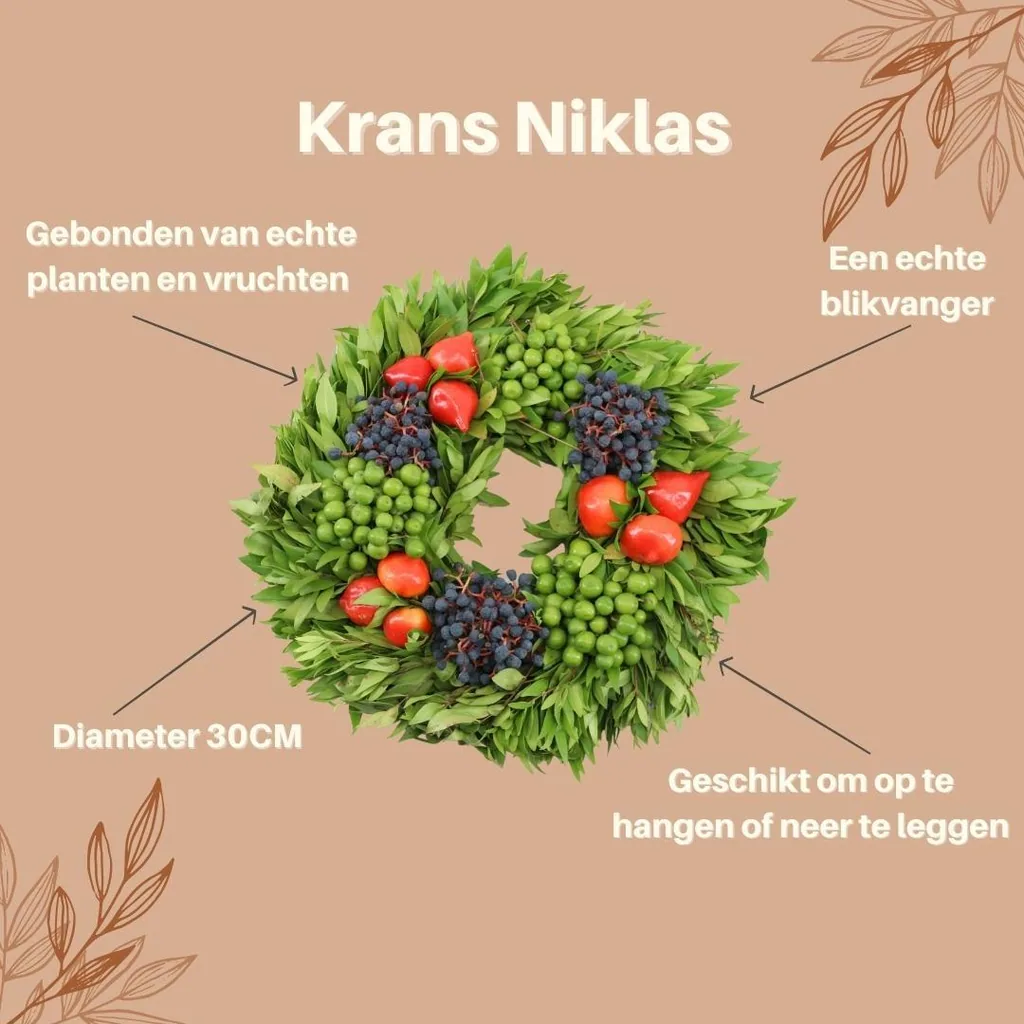 Echter Kranz Niklas | Ø 30 cm