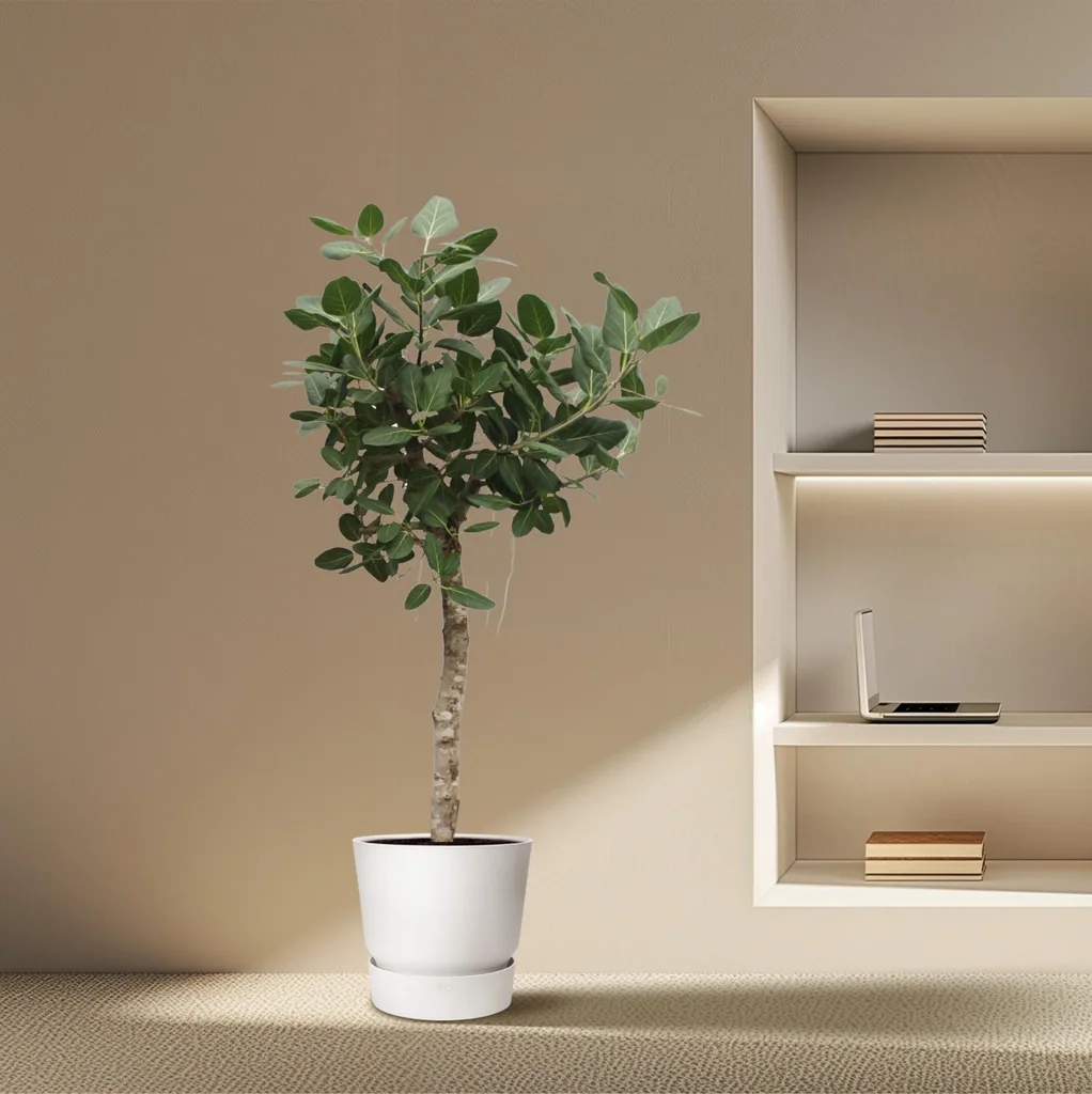 Bengalische Feige (Ficus benghalensis) – pflegeleichte Zimmerpflanze, Topf-Ø 50 cm, Höhe ca. 200 cm