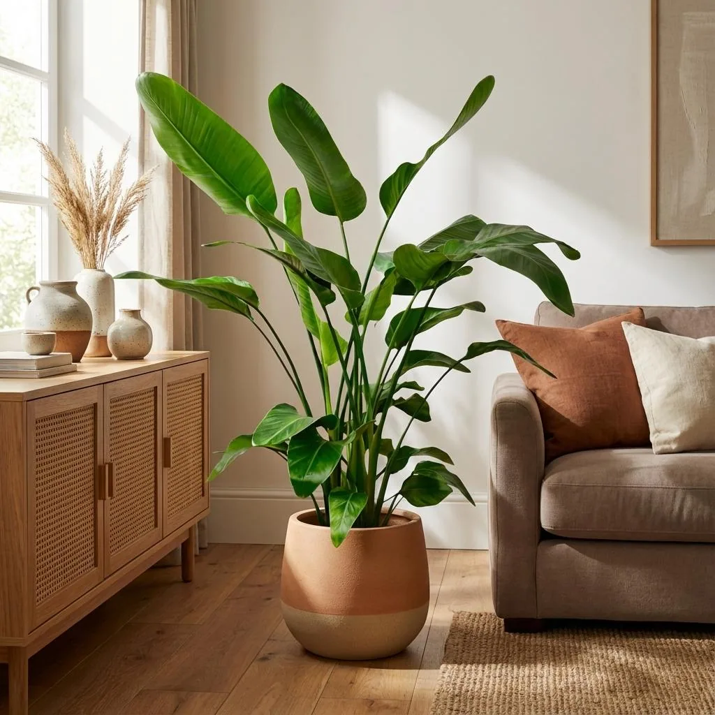 Baumstrelitzie 'Nicolai' (Strelitzia nicolai) – pflegeleichte Zimmerpflanze, Höhe ca. 150 cm