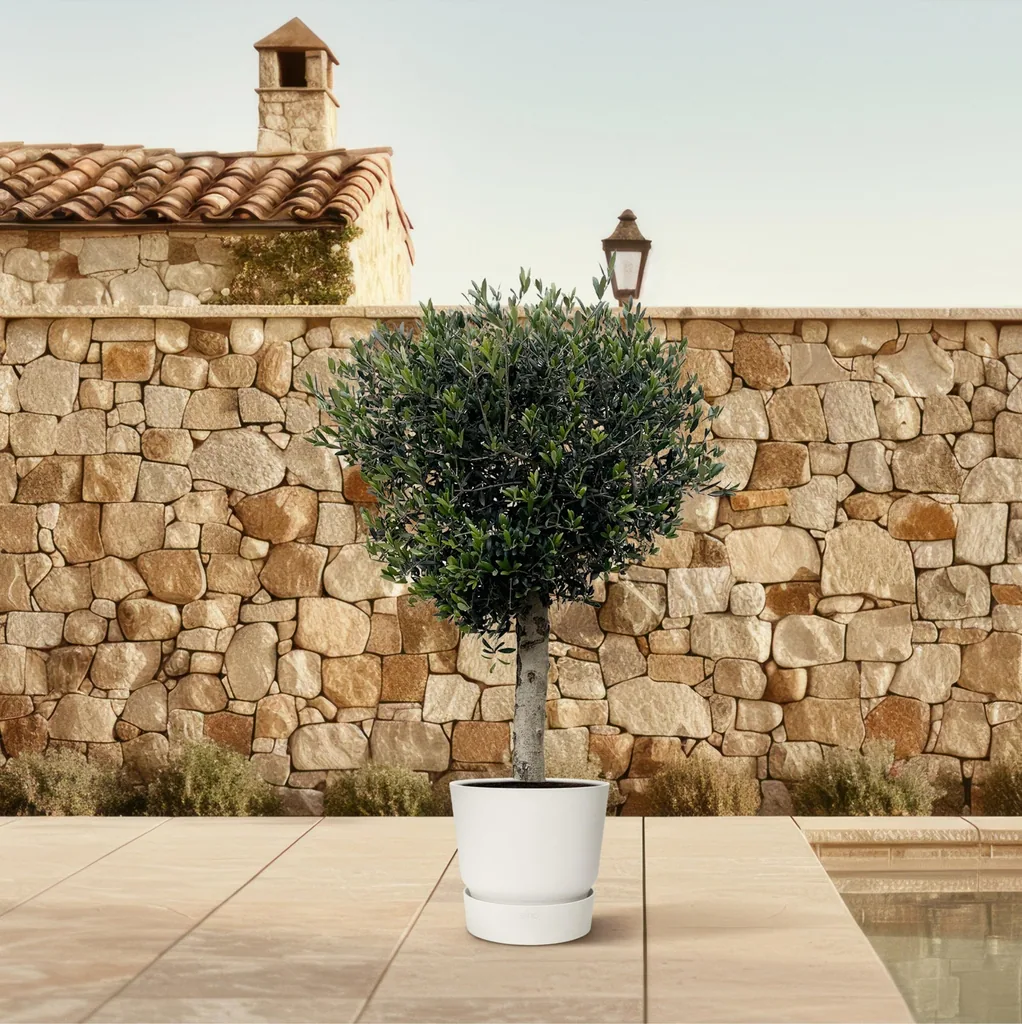 Olivenbaum (Olea europaea) – mediterranes Kübelgehölz, Topf-Ø 45 cm