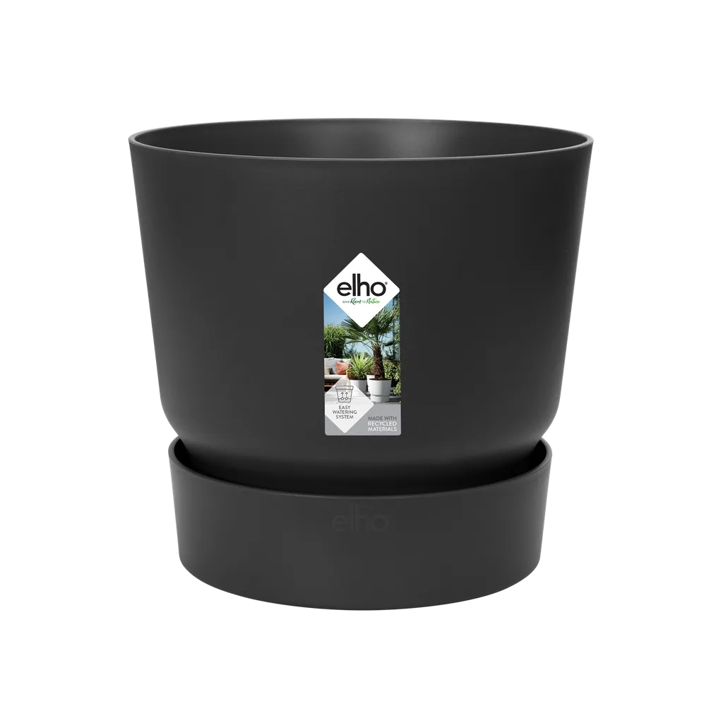 Topf elho Greenville Round schwarz - D30 x H28