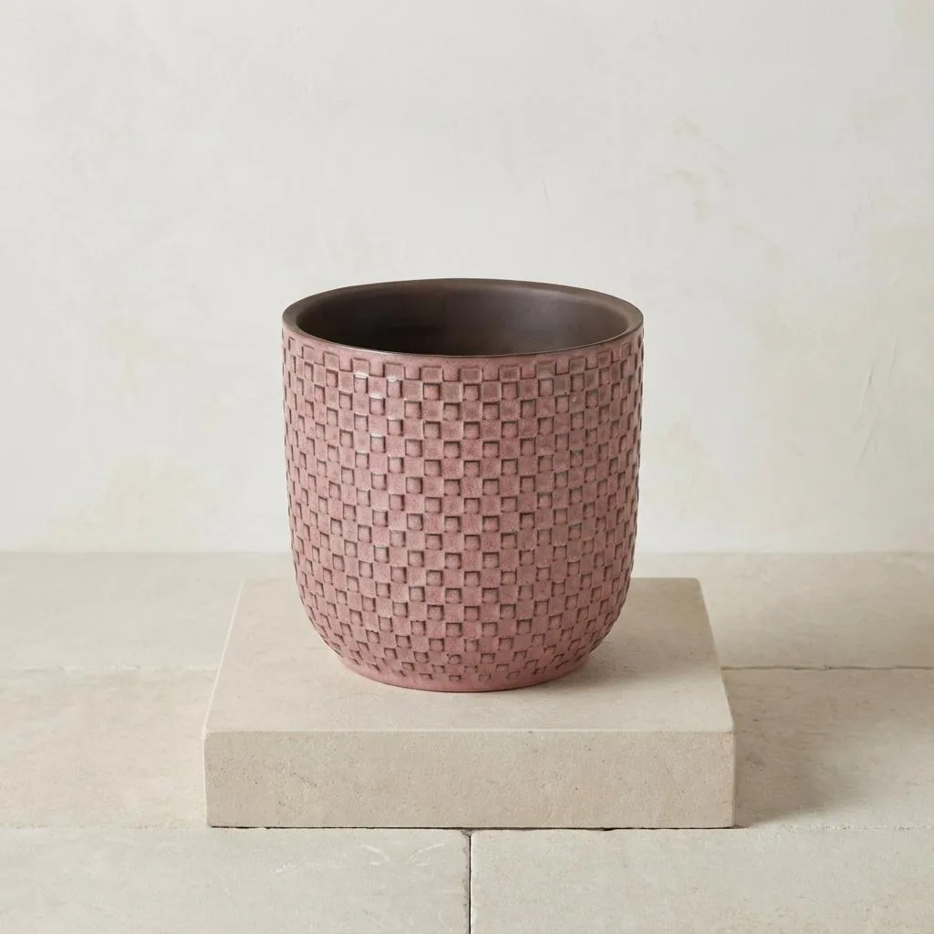 Mini Topf Relief Rosa D7