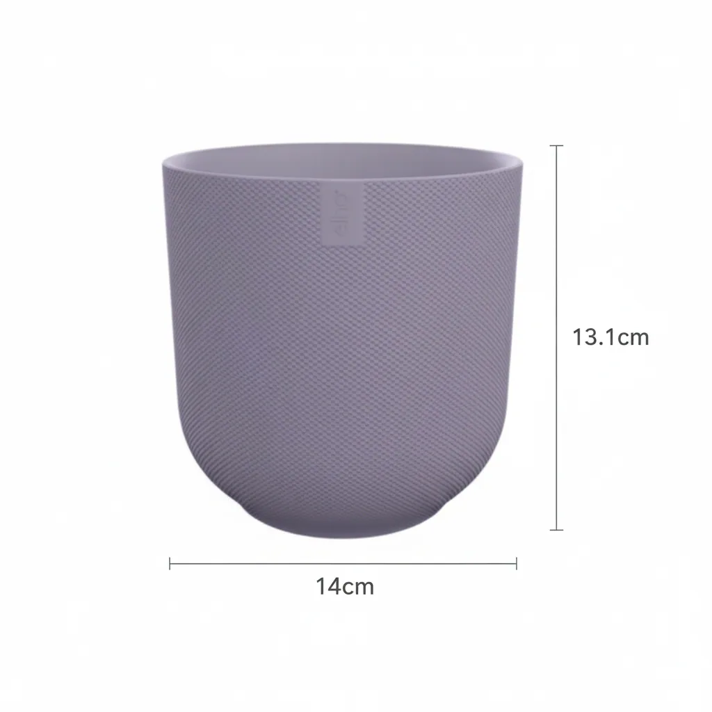 Topf Elho Jazz Rund Lavendel Flieder - D23cm - H21cm - D14