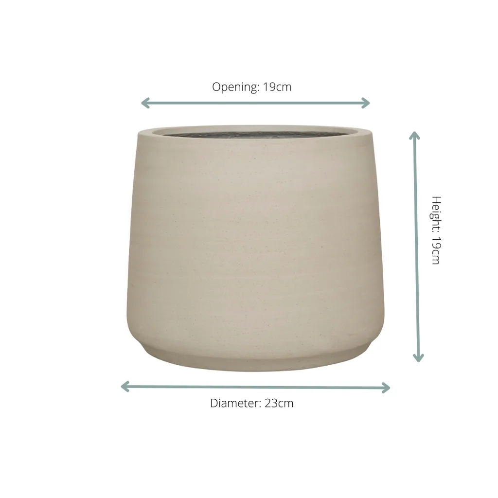 Jumbo Patt Beige Washed - Topf-Ø 23 cm x H19 cm