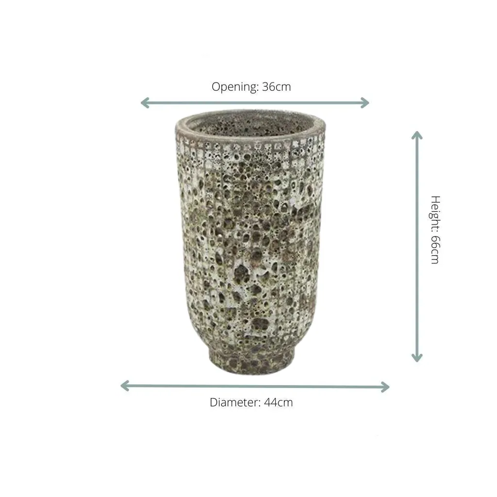 Vase Maestro earth - Topf-Ø 44 cm x H66
