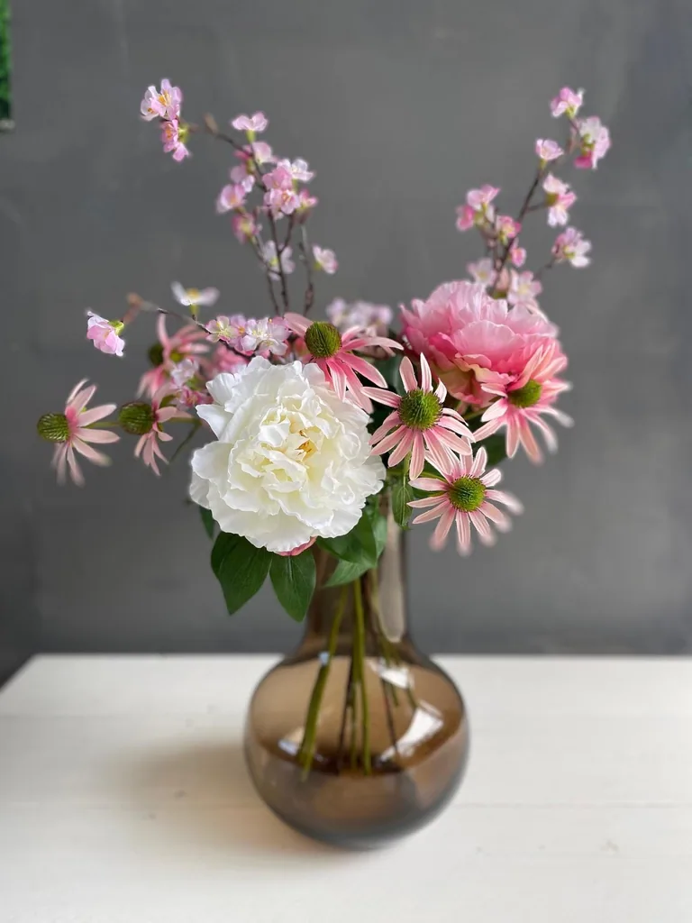 Kunstblumen - Strauß L - Pink Summer - 80cm