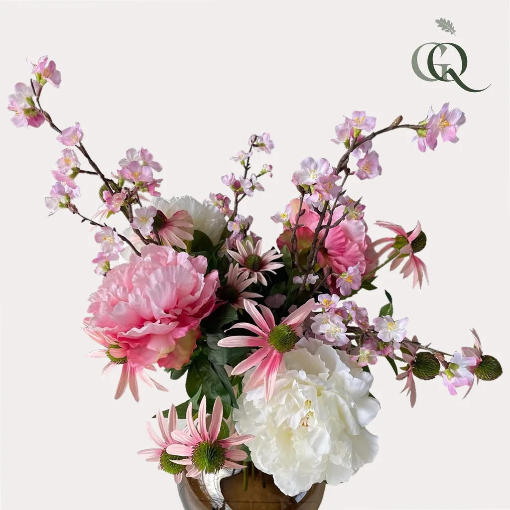 Kunstblumen - Strauß L - Pink Summer - 80cm