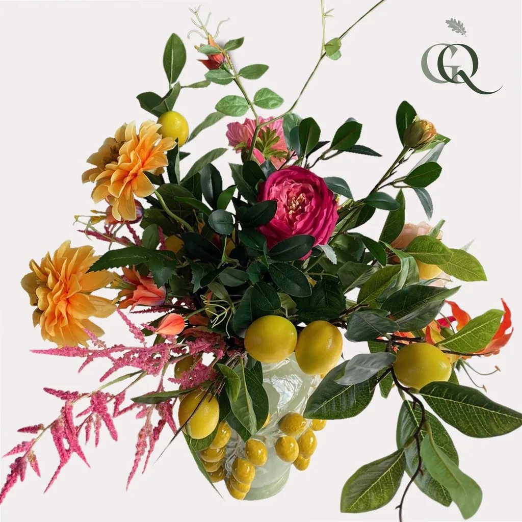 Kunstblumen - Strauß L - Happy Vibes - 80cm