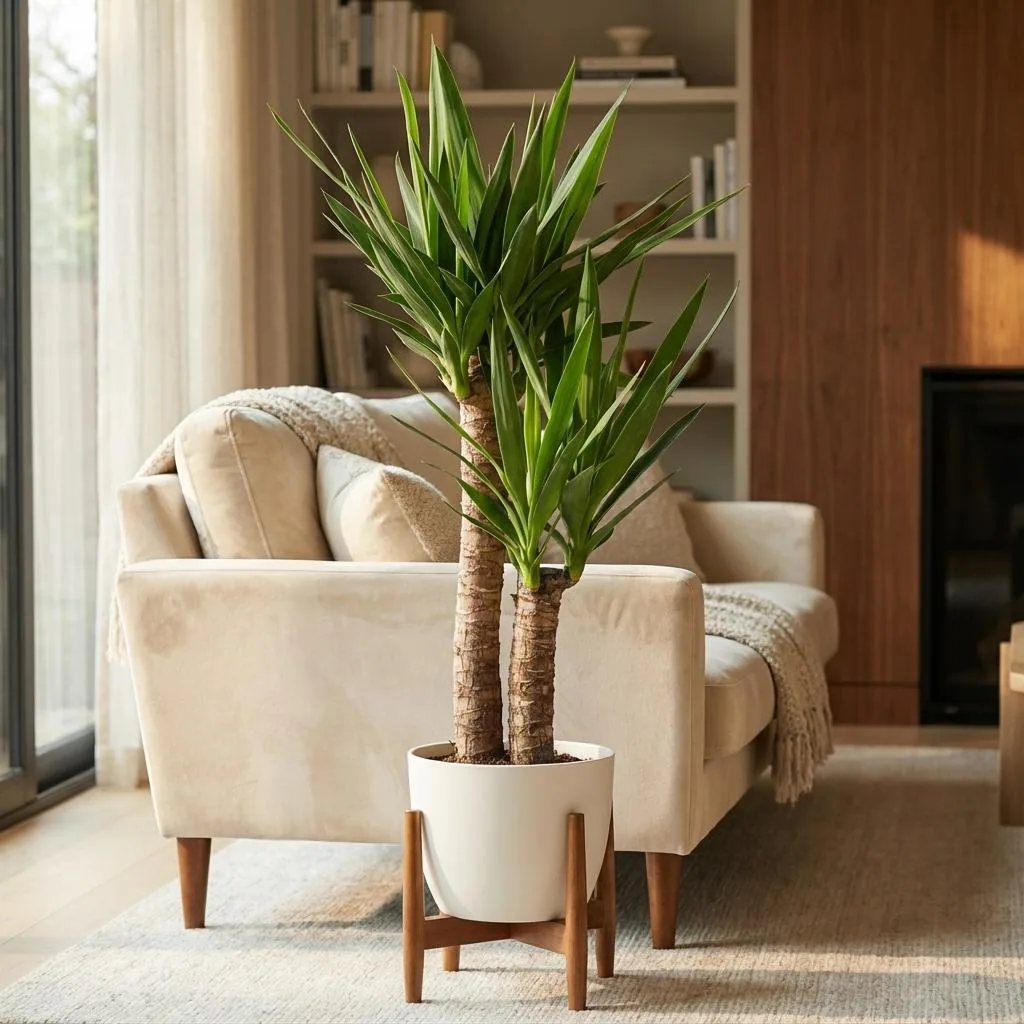 Yucca-Palme (Yucca elephantipes) – pflegeleichte Zimmerpflanze, Höhe ca. 90 cm