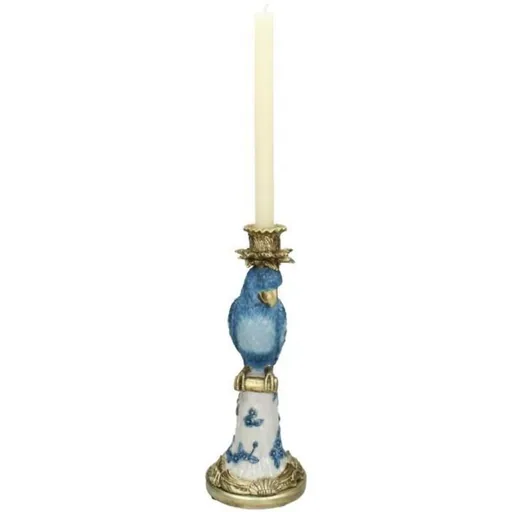 Kerzenhalter mit Blauem Vogel - Höhe ca. 36 cm