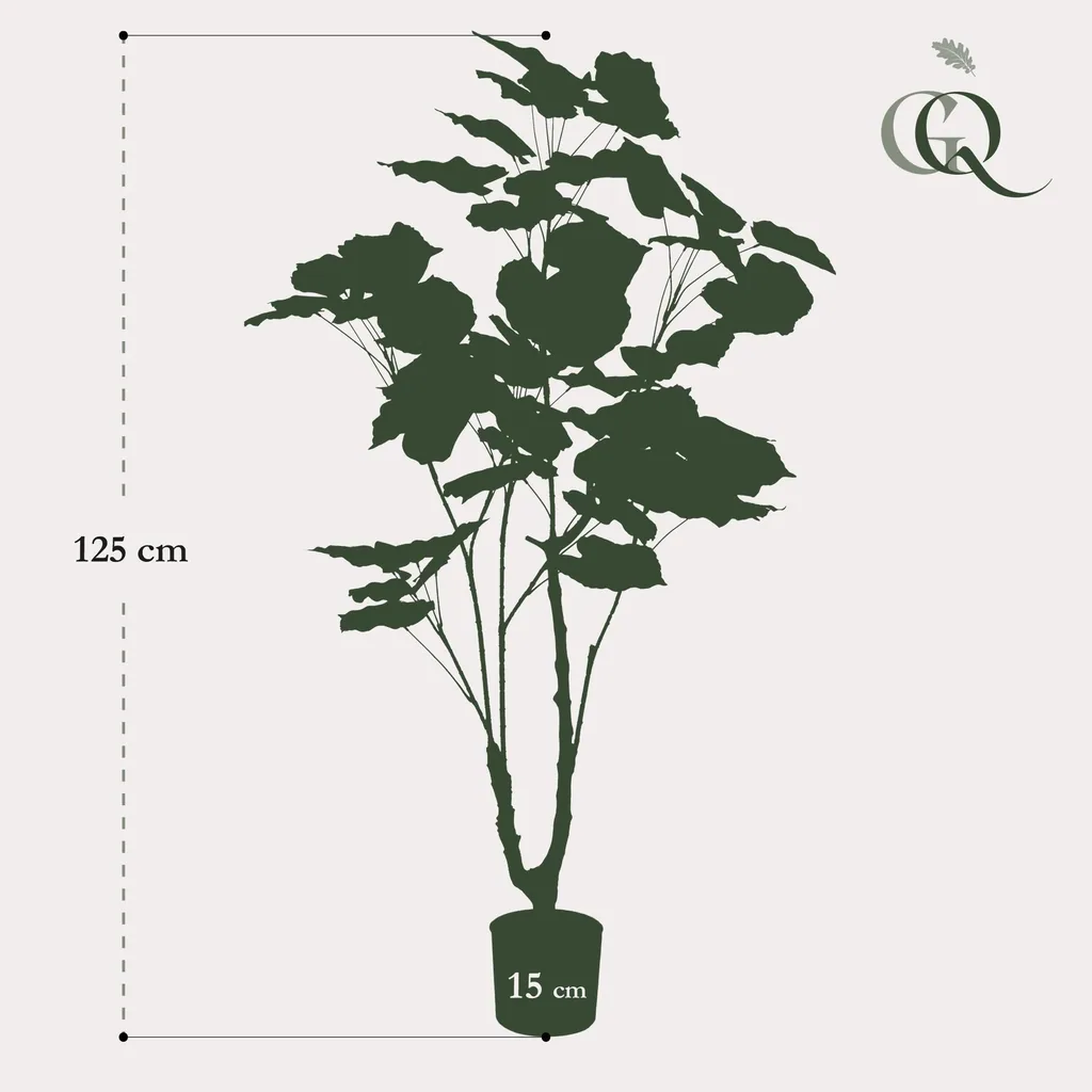 Kunstpflanze - Ficus umbellate - Afrikanische Feige - 125cm