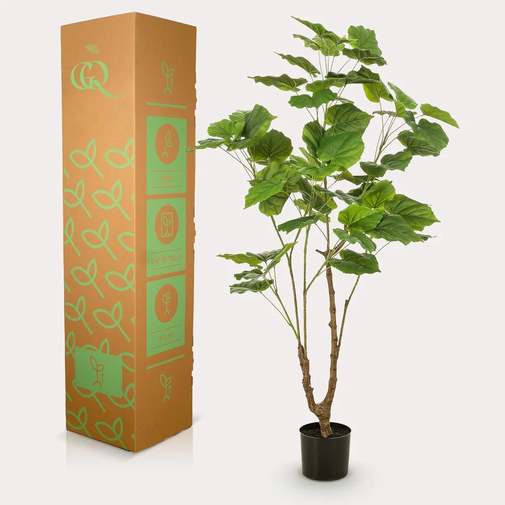 Kunstpflanze - Ficus umbellate - Afrikanische Feige - 125cm