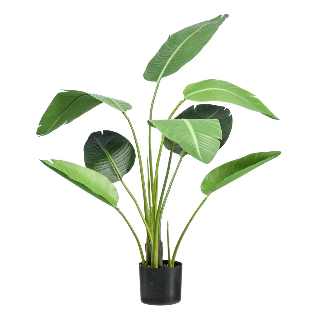 Kunstpflanze - Strelitzia nicolai - Paradiesvogelblume - 120cm