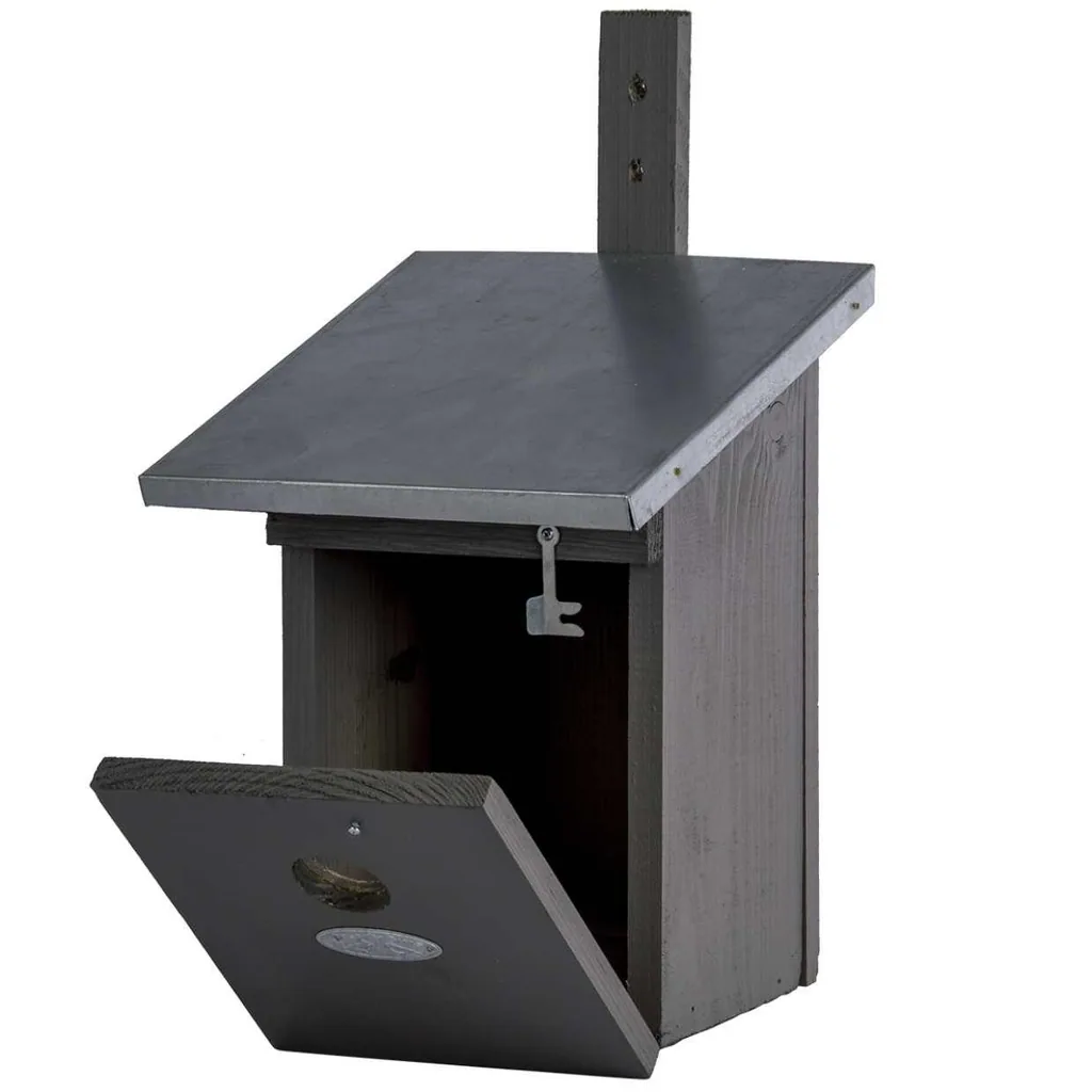 Vogelhaus Kohlmeise - Nistkasten - Grau