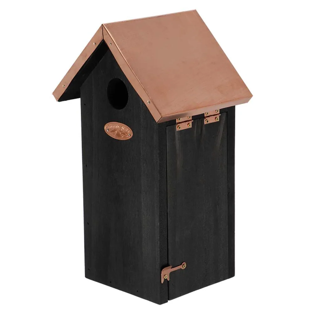 Vogelhaus Kohlmeise - Nistkasten - Schwarz Kupfer