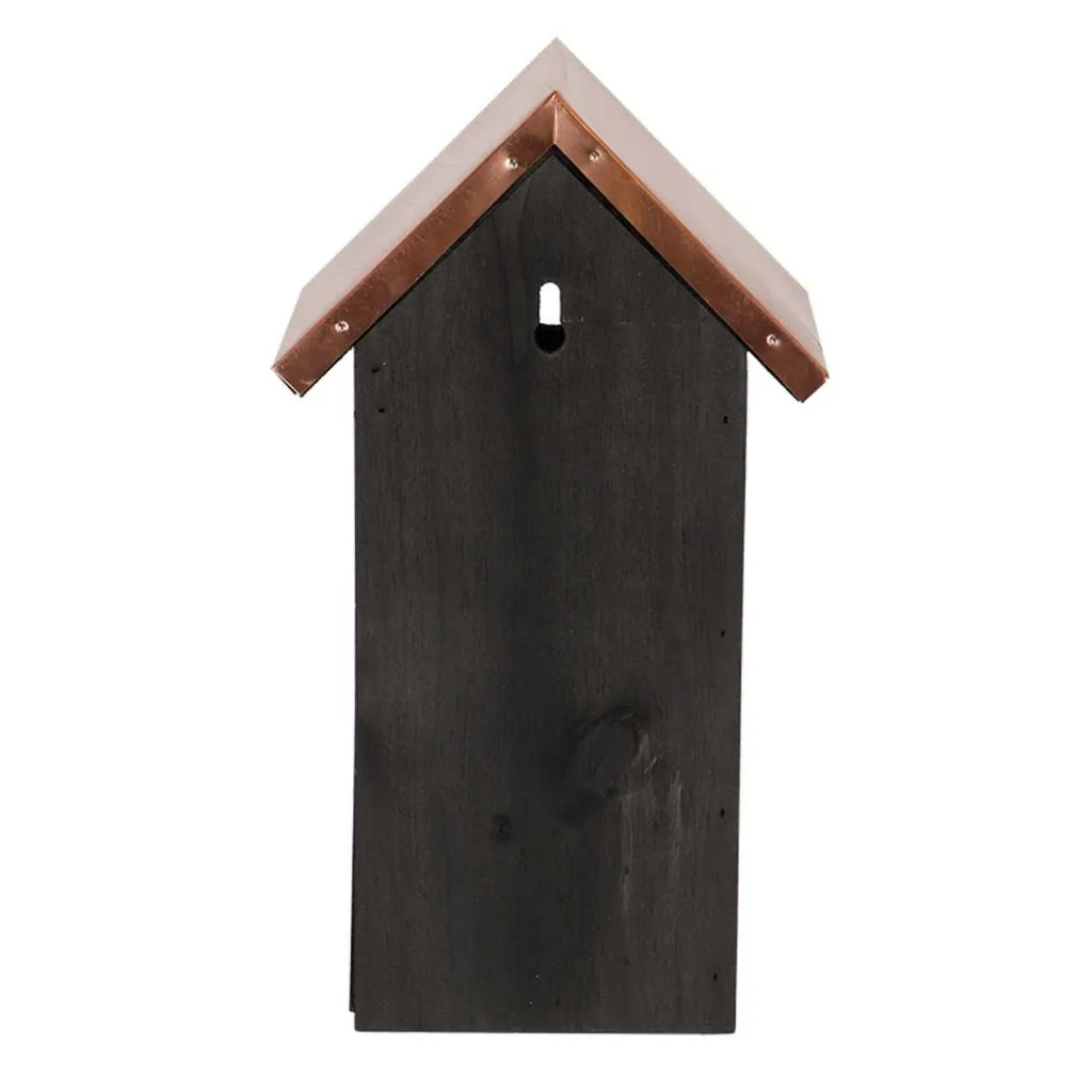 Vogelhaus Kohlmeise - Nistkasten - Schwarz Kupfer