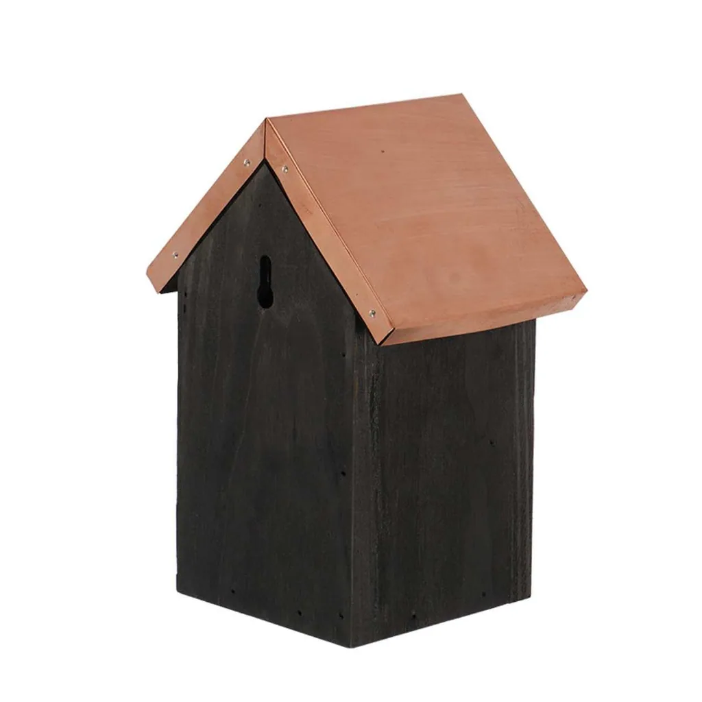 Vogelhaus Zaunkönig - Nistkasten Schwarz Kupfer