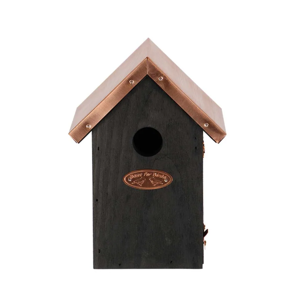 Vogelhaus Zaunkönig - Nistkasten Schwarz Kupfer