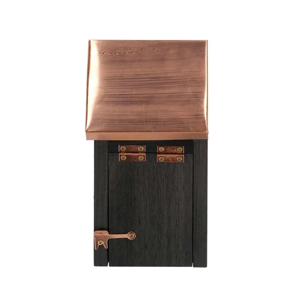 Vogelhaus Zaunkönig - Nistkasten Schwarz Kupfer