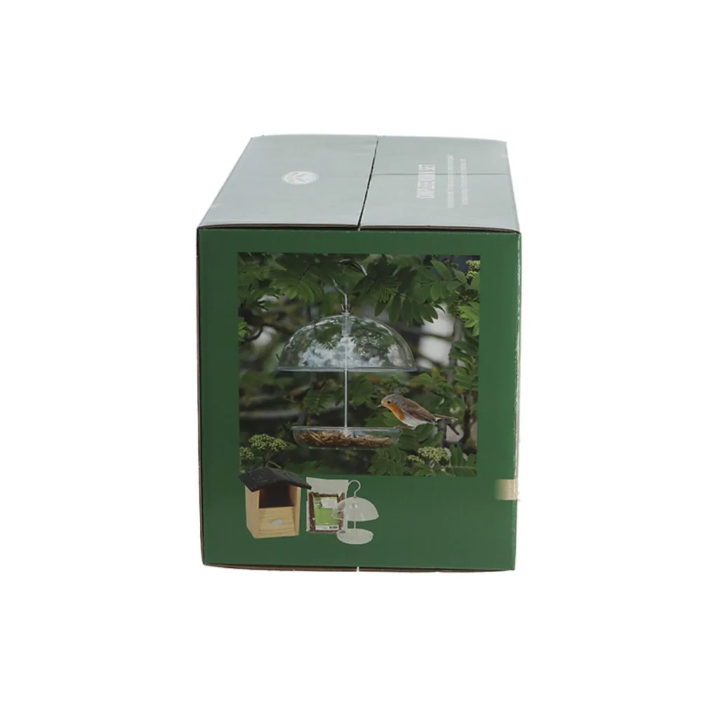 Rotkehlchenpaket - Vogelhaus und Vogelfutter - Gartenaccessoires