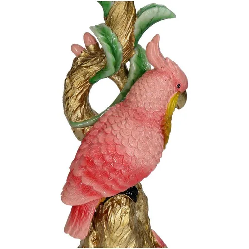 Kerzenständer Vogel Rosa 9x8x28cm
