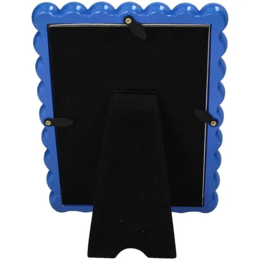 Fotorahmen Smiley Polyresin Blau 10x15cm