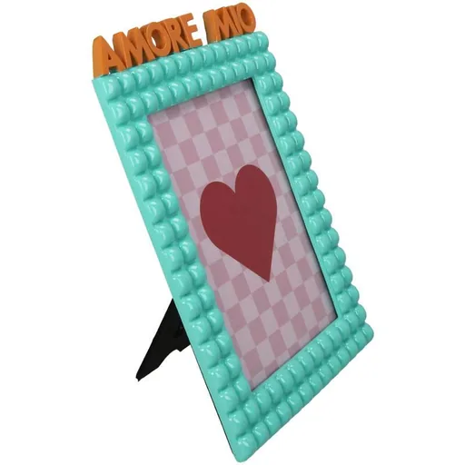 Fotorahmen Amore Mio Polyresin Türkis 13x18cm