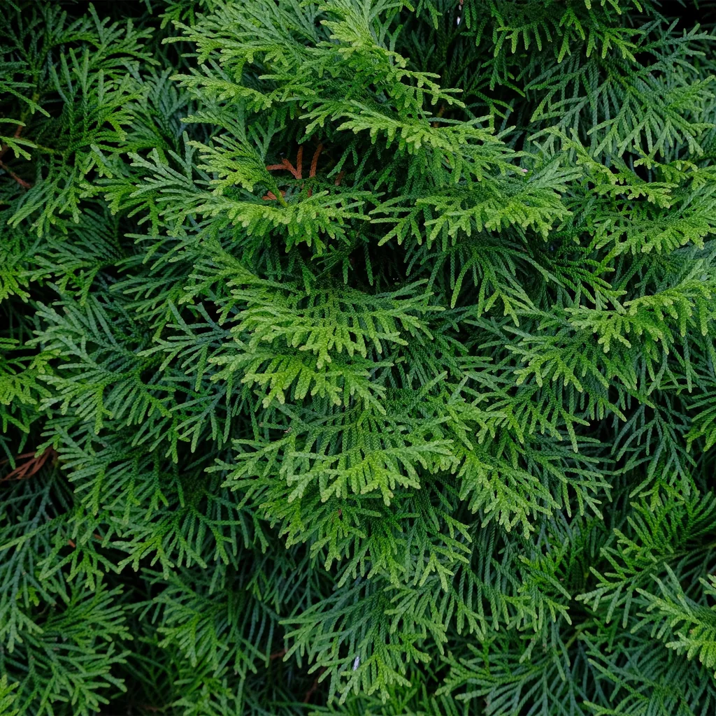 Abendländischer Lebensbaum 'Smaragd' 6er-Set (Thuja occidentalis) – winterhartes Nadelgehölz, Topf-Ø 17 cm, Höhe ca. 60 cm