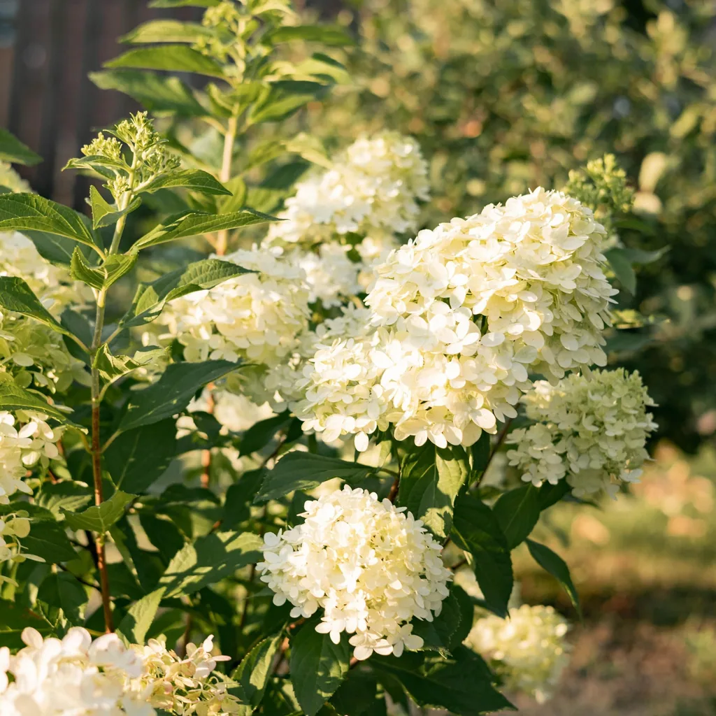 Hortensie 'Limelight' 3er-Set (Hydrangea) – winterharter Blütenstrauch, Topf-Ø 17 cm, Höhe ca. 50 cm