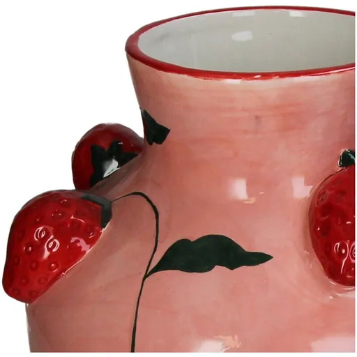 Vase Erdbeere Dolomit 25,3 cm