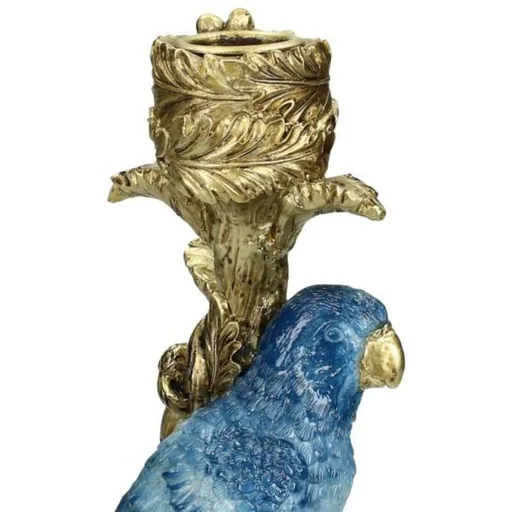 Kerzenständer Vogel Blau