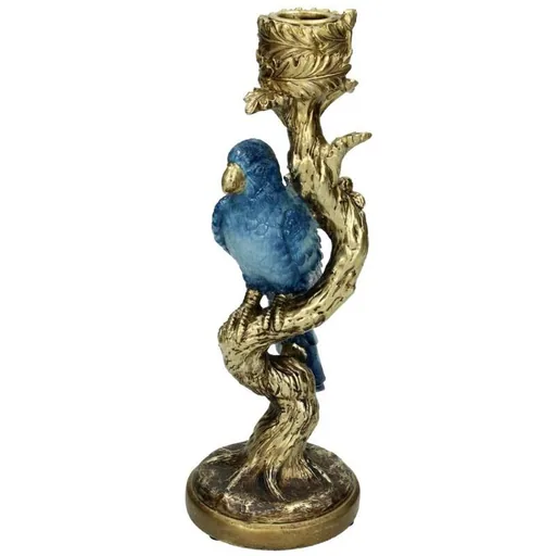 Kerzenständer Vogel Blau