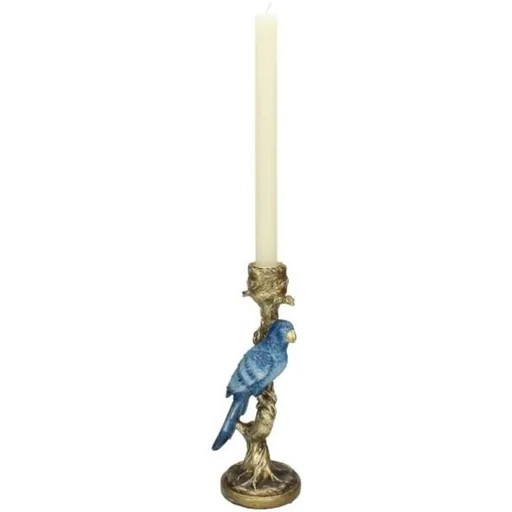 Kerzenständer Vogel Blau