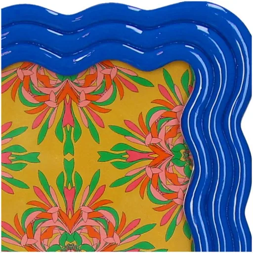 Fotorahmen Gebogen Polyresin - Blau