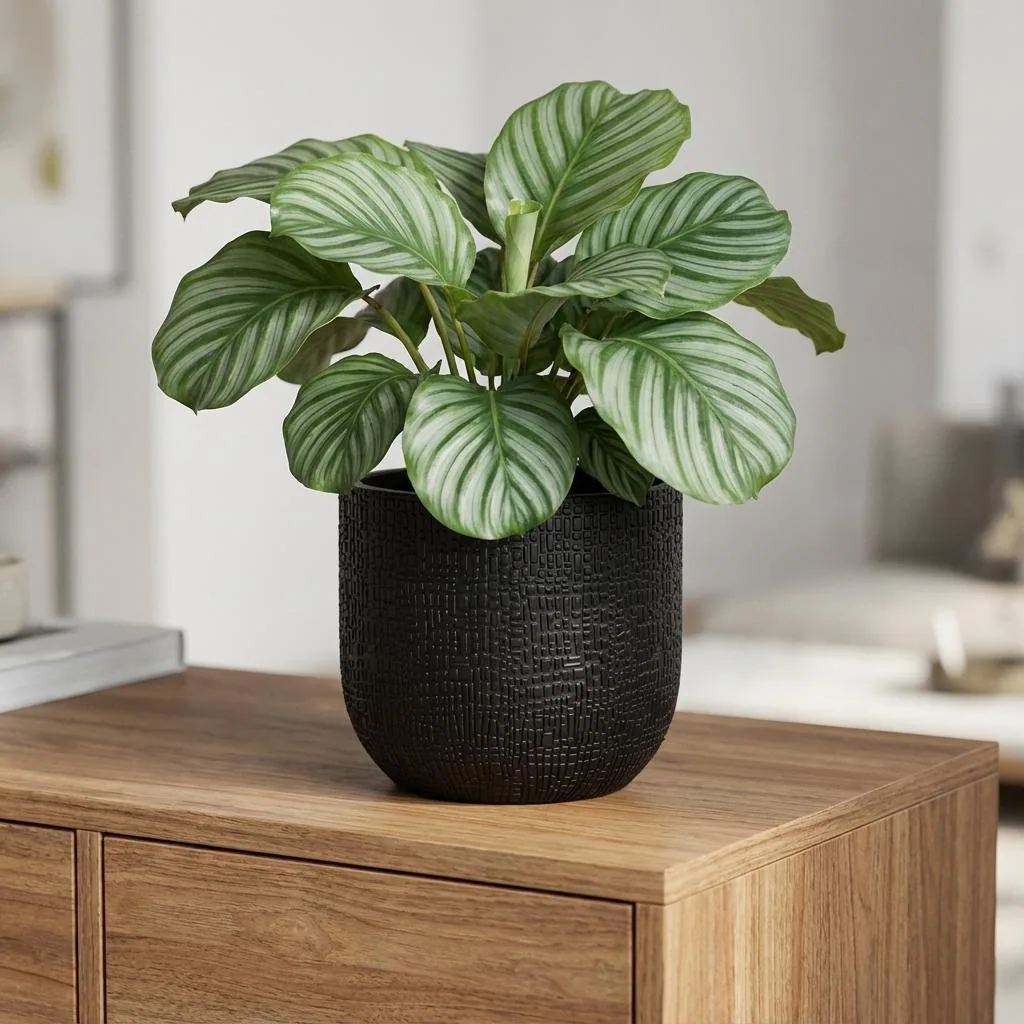 Capi Pot Bol Skin Anthrazit - D14cm - 13cm